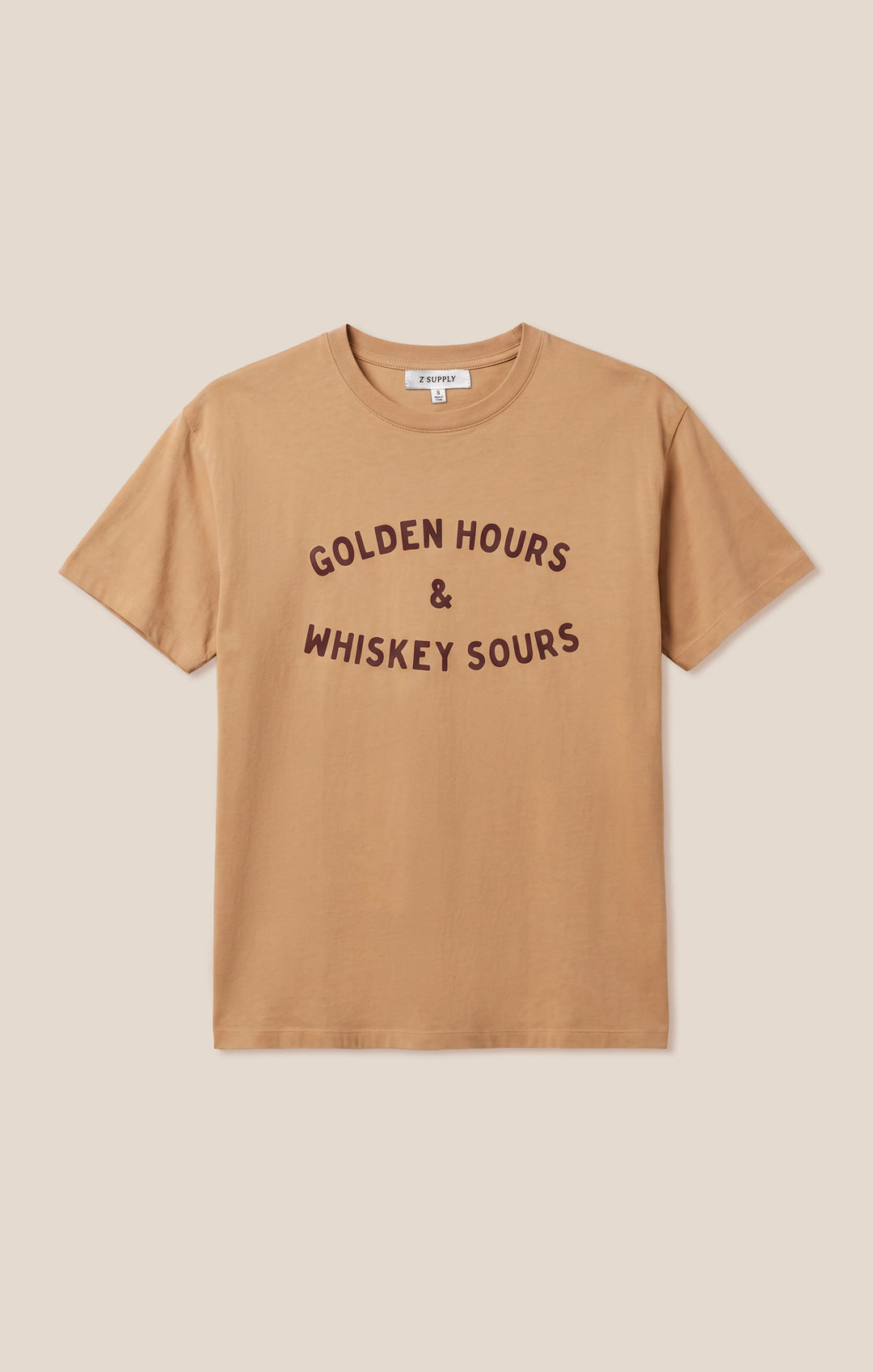 Z-Supply Women's Golden Boyfriend Tee - Toast - Sun Diego Boardshop