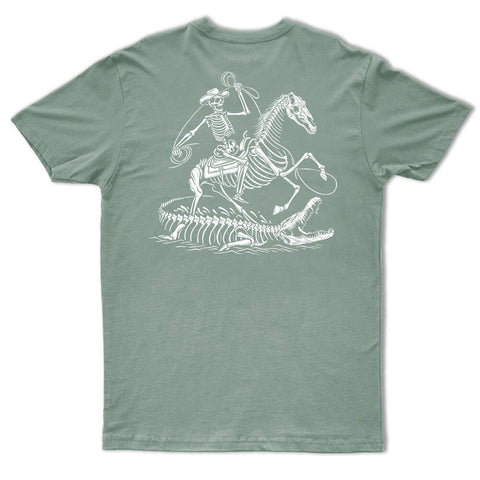 Cove Gator Wrangler Tee - Moss - Sun Diego Boardshop