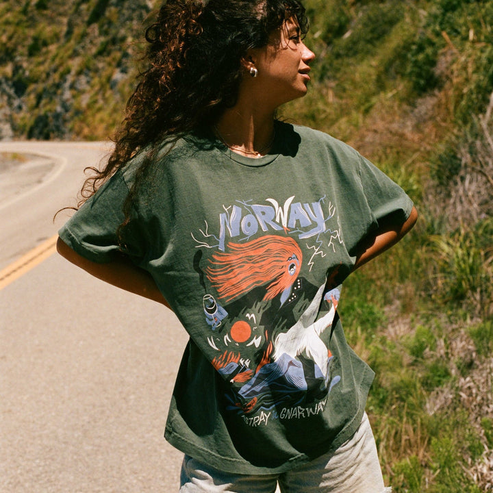 Roark Gnarway Oversized Premium Tee - TUNDRA SUN - Sun Diego Boardshop