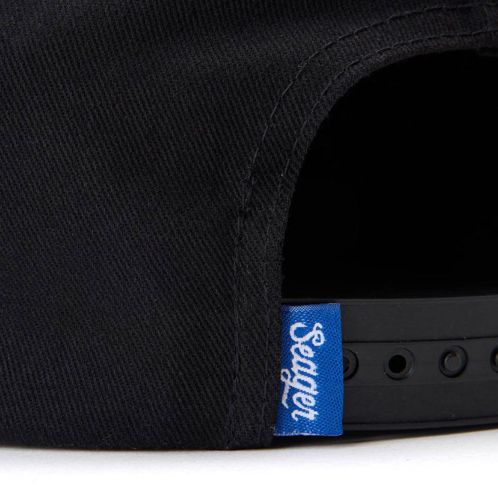Seager Men's Good Boy Hemp Snapback Black - Black/Black - Sun Diego Boardshop