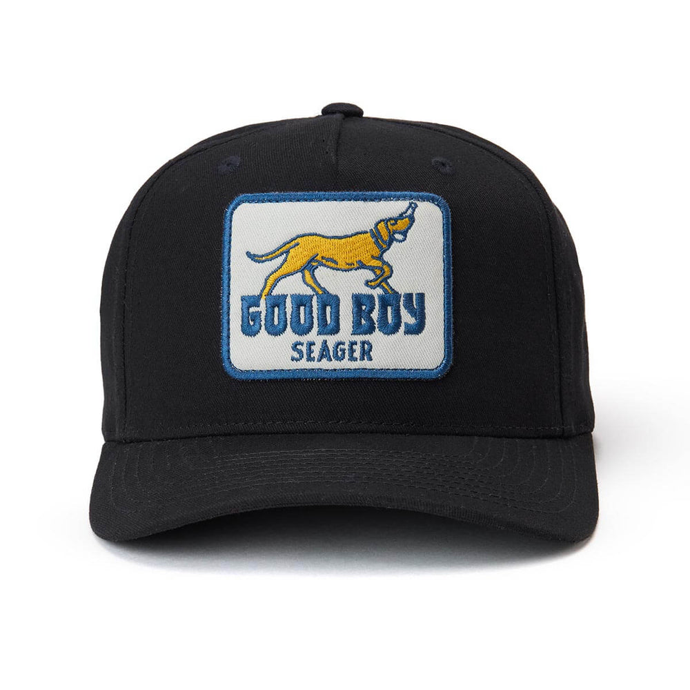 Seager Mens Good Boy Hemp Snapback Black Black Black - Sun Diego Boardshop