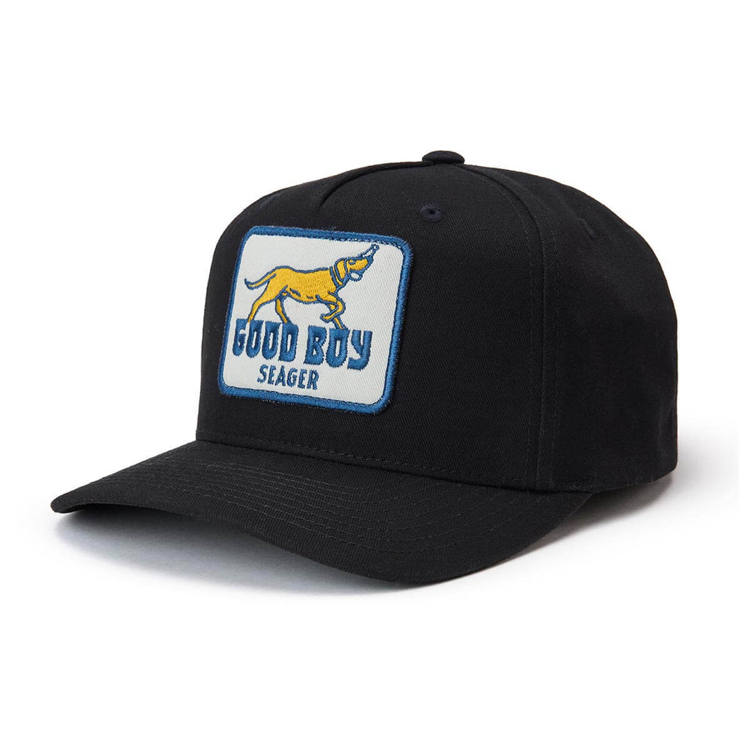 Seager Men's Good Boy Hemp Snapback Black - Black/Black - Sun Diego Boardshop