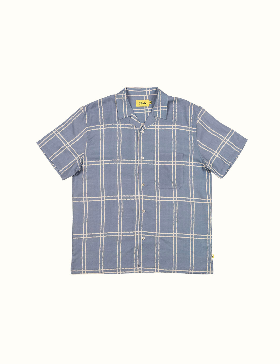 Duvin Design Company GRID BUTTONUP - BLUE - Sun Diego Boardshop