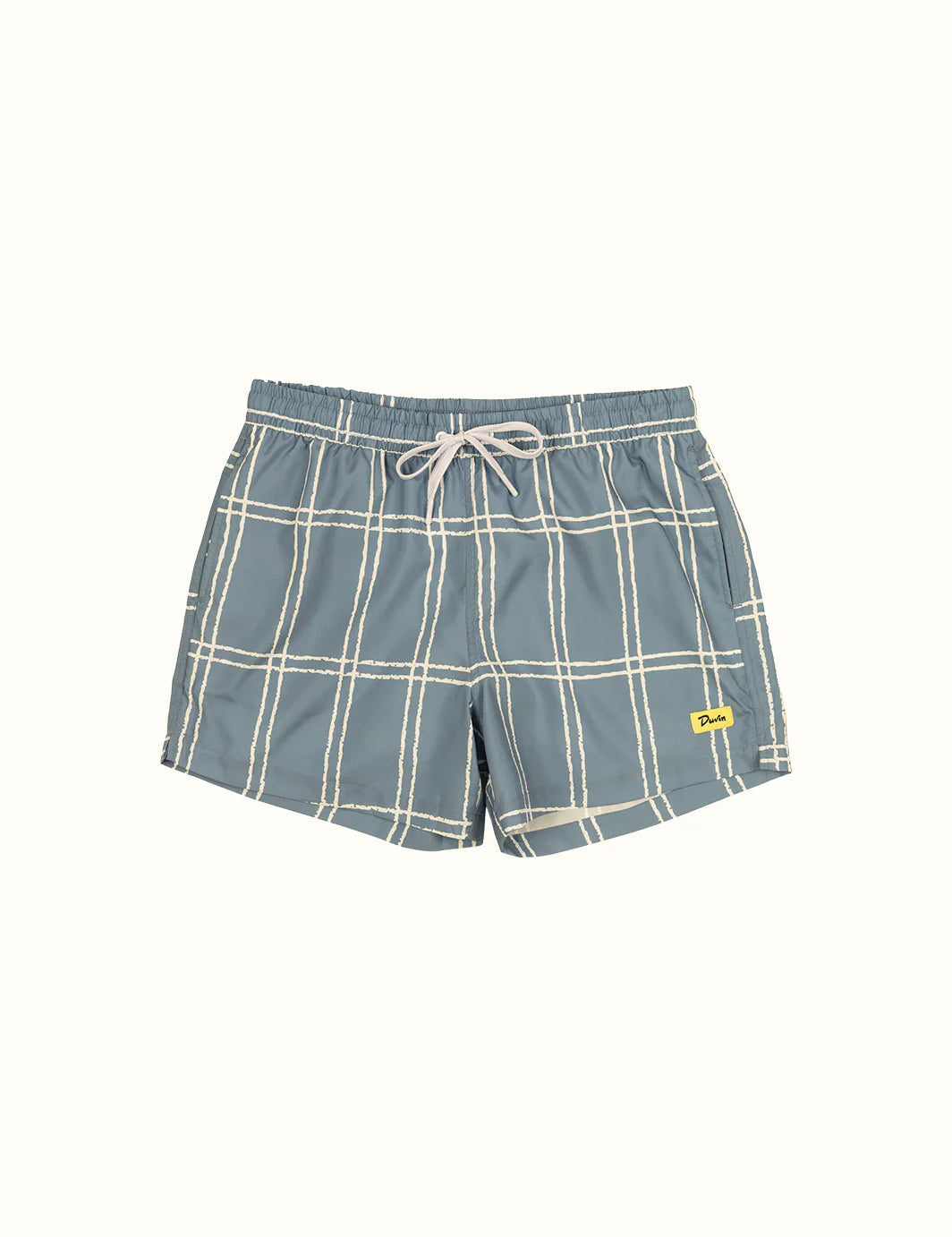 Duvin Design Company GRID SWIM SHORT - BLUE - Sun Diego Boardshop