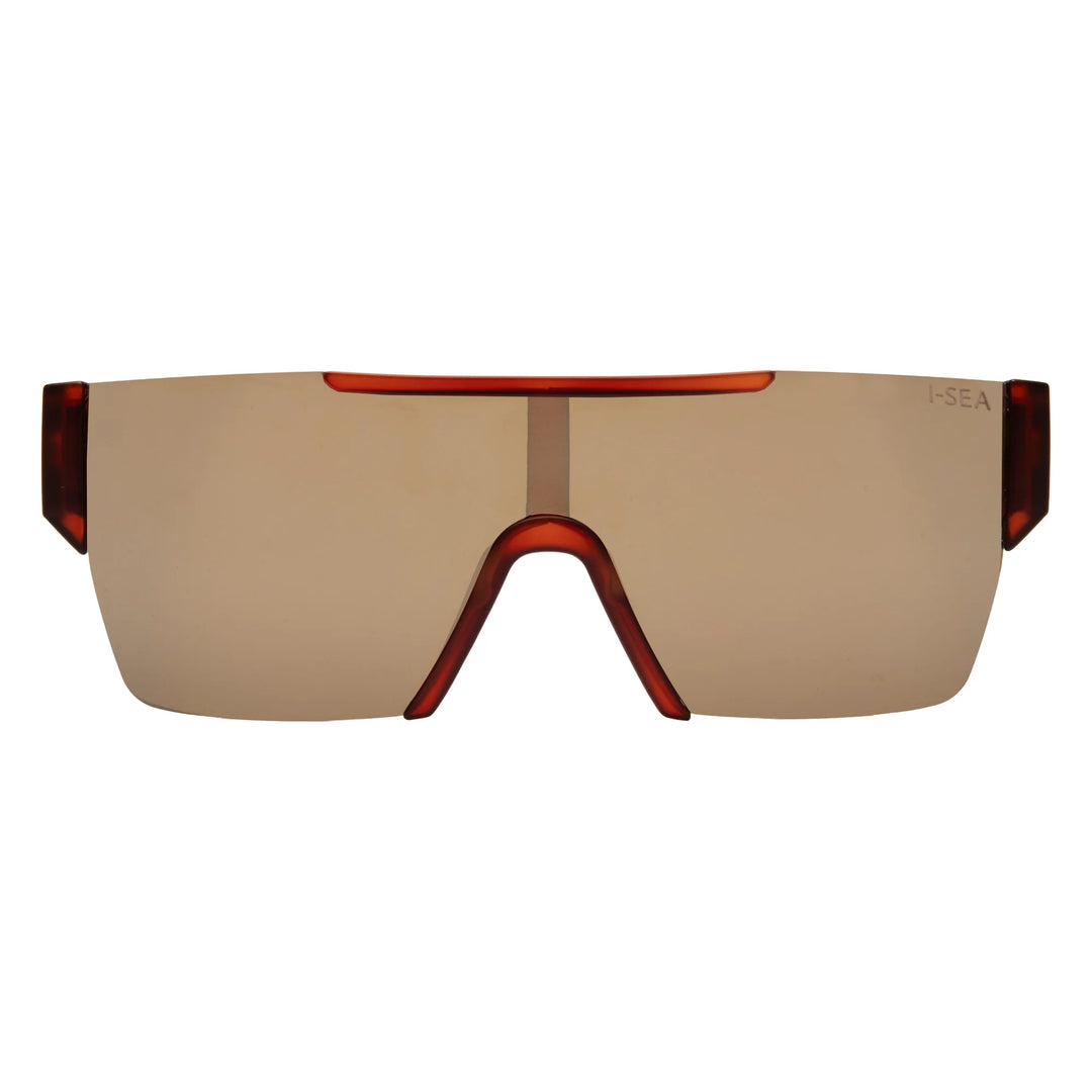 I-Sea Halo Sunglasses - Cola/Copper Mirror Polar - Sun Diego Boardshop