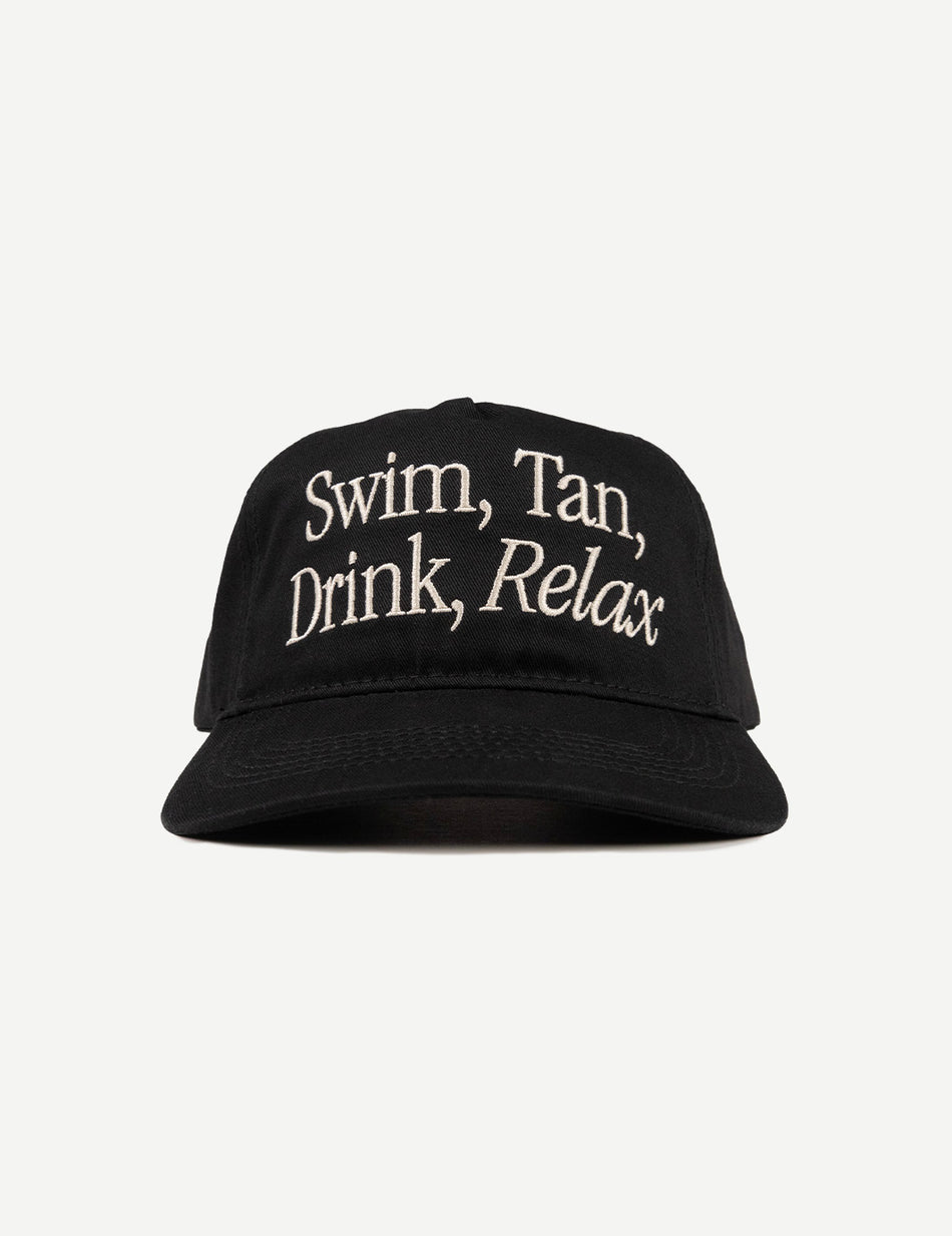 Duvin Swim Tan Relax Hat - Black - Sun Diego Boardshop