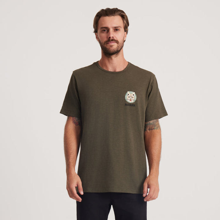 ROARK Helkatts Organic Premium Tee - MILITARY - Sun Diego Boardshop