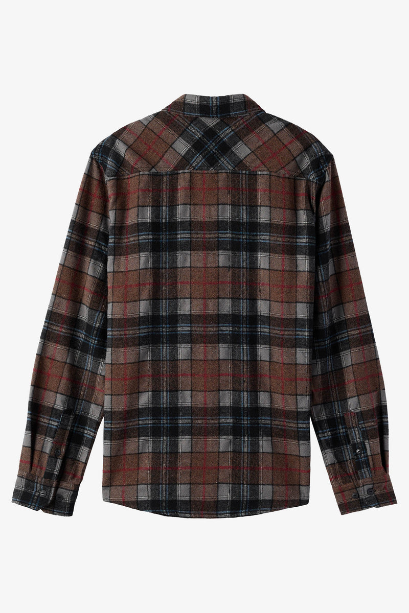 ONeill DUNE FLANNEL STANDARD FIT LONG SLEEVE SHIRT - CARAFE - Sun Diego Boardshop