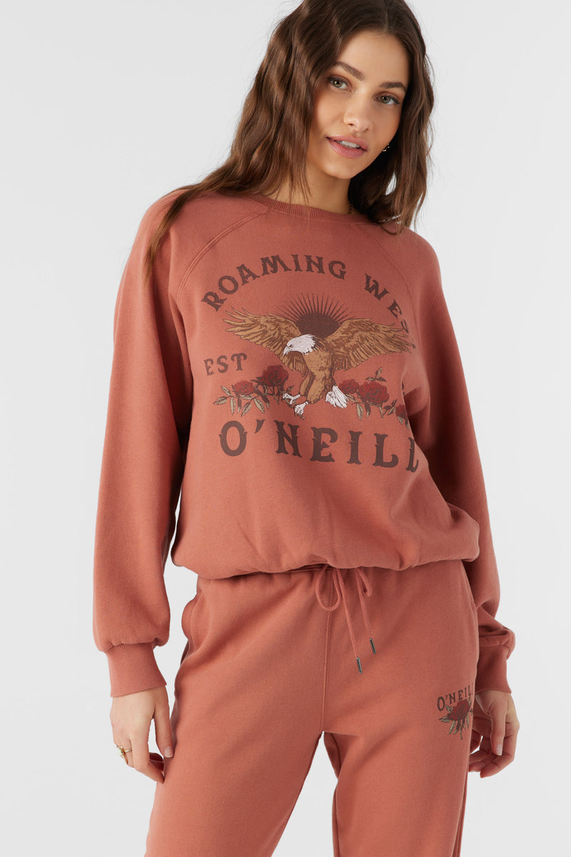 ONeill BOARDWALK CREWNECK FLEECE - CEDAR WOOD - Sun Diego Boardshop