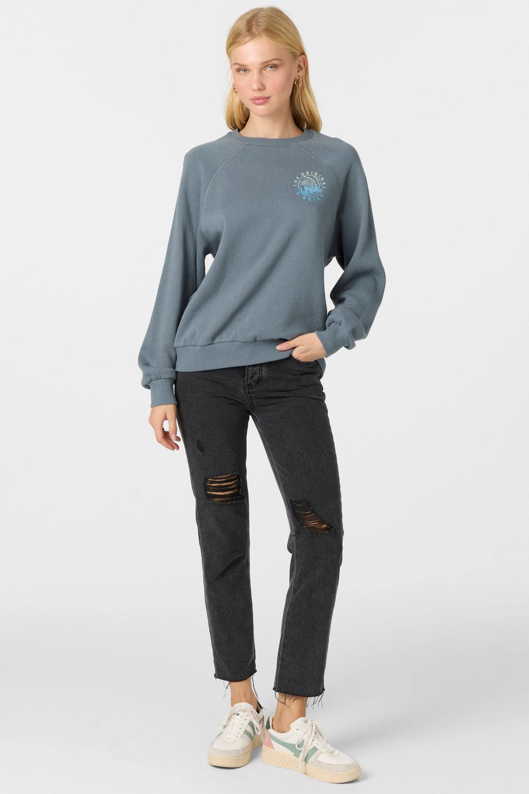 O'Neill BOARDWALK CREWNECK FLEECE - WASHED SLATE - Sun Diego Boardshop