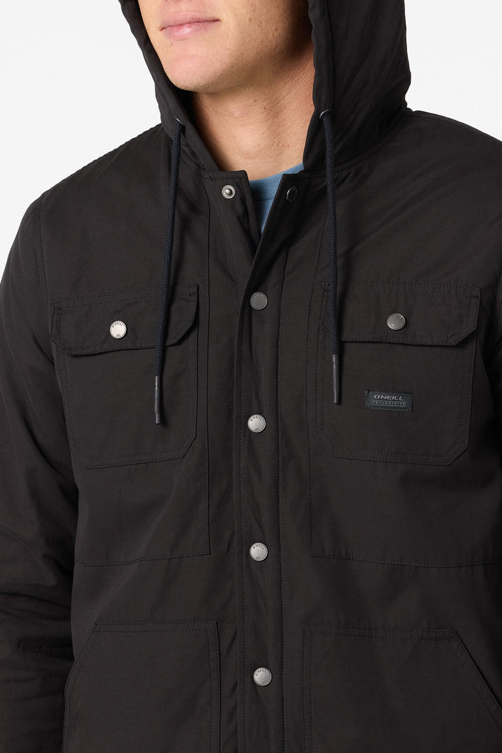O`Neill Trvlr Royce Hooded Jacket - Black