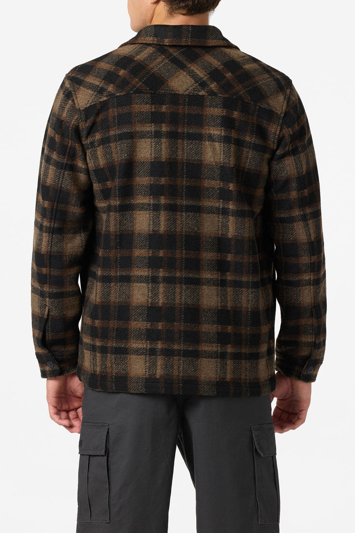O`Neill O'Riginals Lux Standard Fit Overshirt - Black - Sun Diego Boardshop