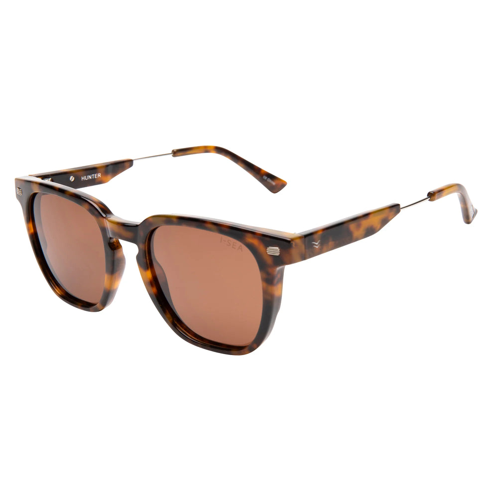 I-Sea Hunter Sunglasses - Tort/Brown Polar - Sun Diego Boardshop