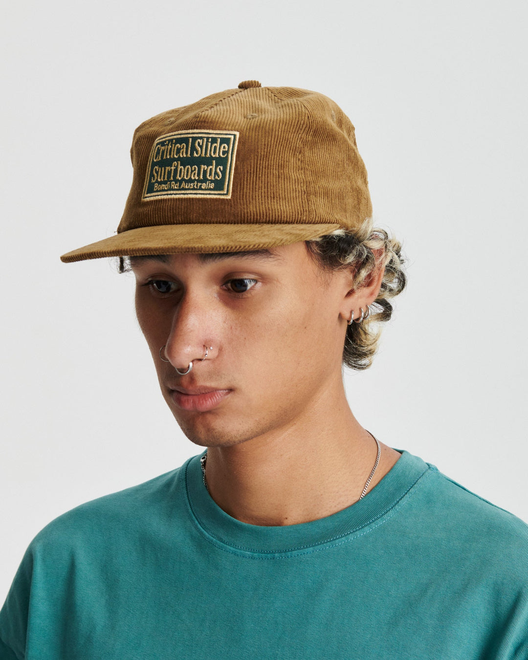 Critical Slide Offset Trucker Hat - TAN - Sun Diego Boardshop