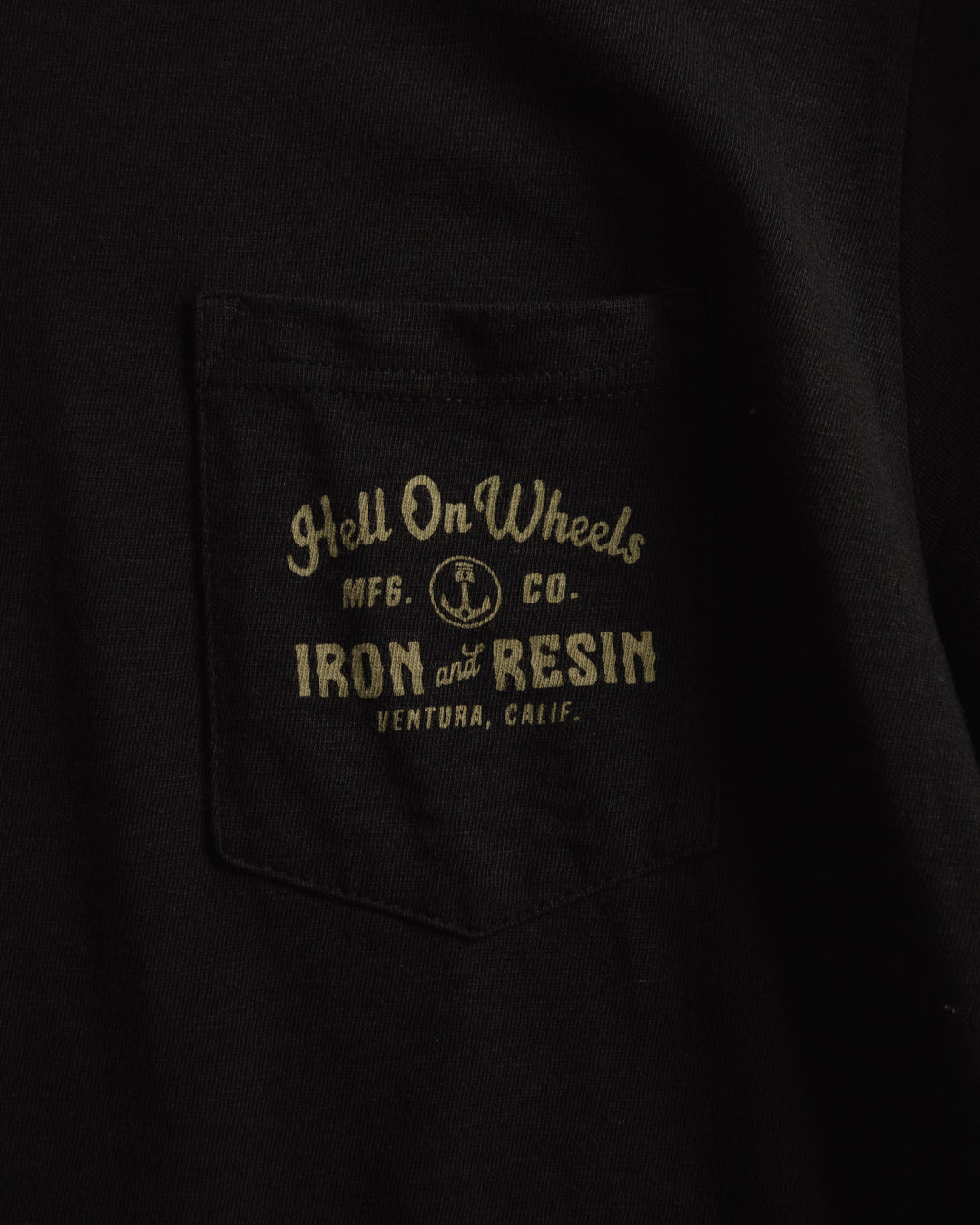 Iron & Resin Hell On Wheels Pocket Tee - BLACK - Sun Diego Boardshop