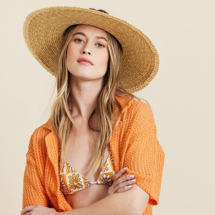 Hemlock Hat Co. Tropez Visor - Blonde - Sun Diego Boardshop