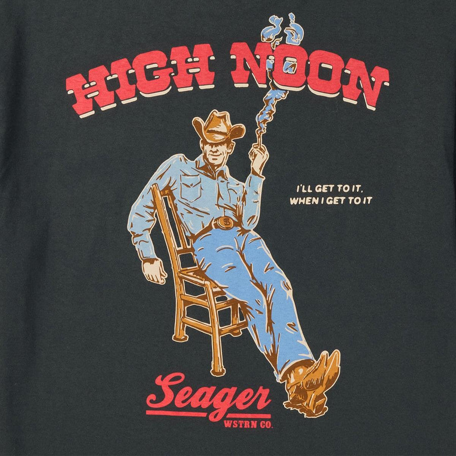 Seager High Noon Tee - Vintage Black - Sun Diego Boardshop