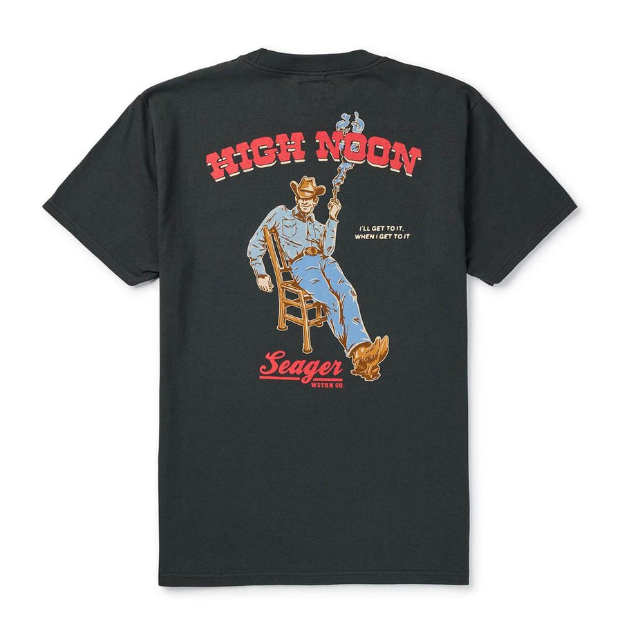 Seager High Noon Tee - Vintage Black - Sun Diego Boardshop