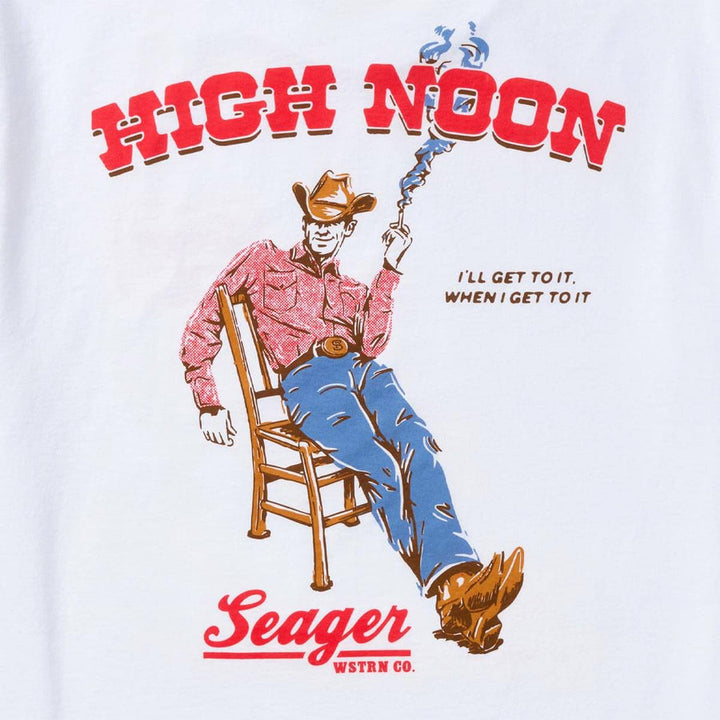 Seager High Noon Tee - White - Sun Diego Boardshop