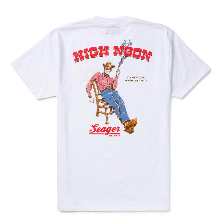 Seager High Noon Tee - White - Sun Diego Boardshop