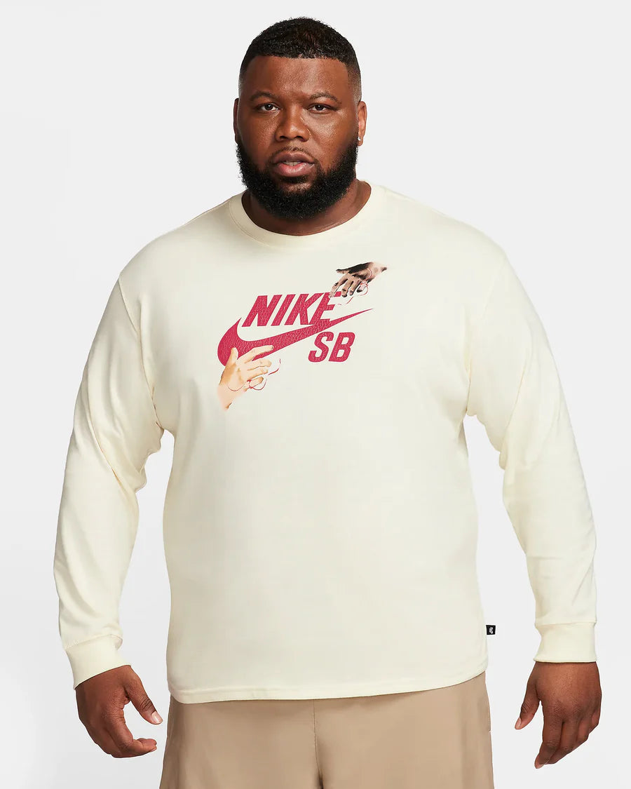 Nike SB Long-Sleeve Skate T-Shirt - COCONUT MILK - Sun Diego Boardshop
