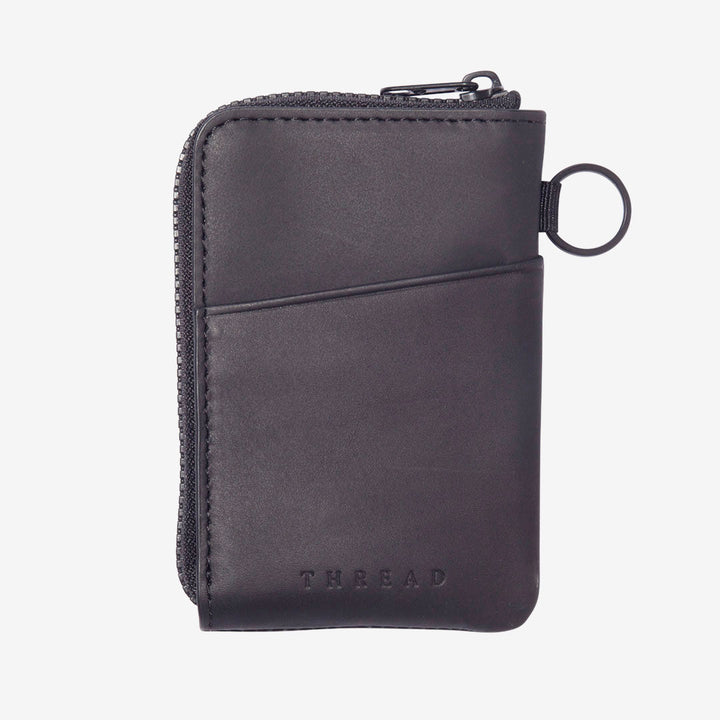 THREAD Zipper Wallet - BLACK - Sun Diego Boardshop