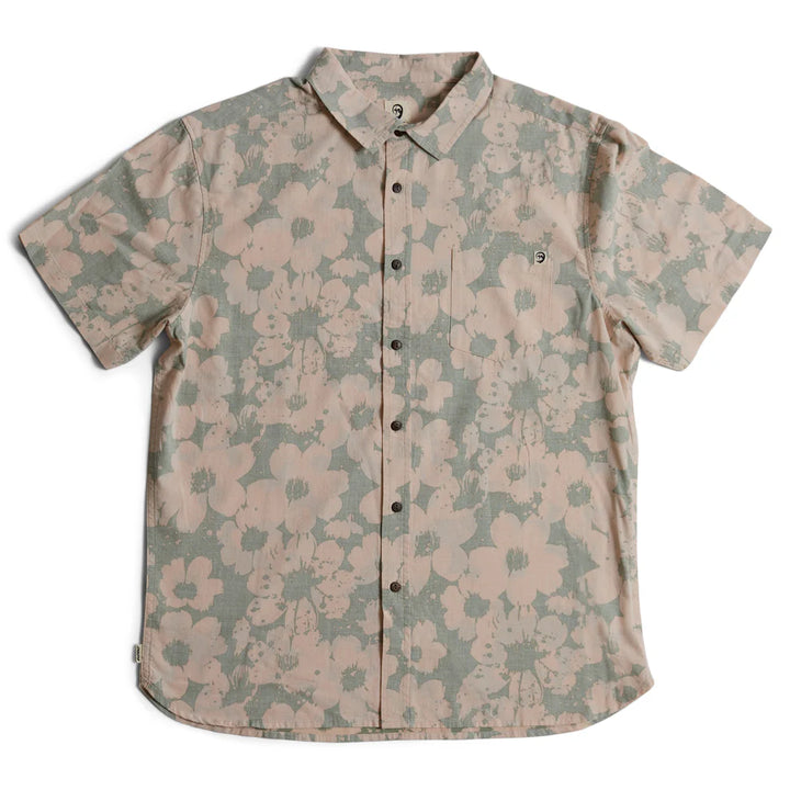 Instinct Malone Short Sleeve Woven Shirt - Sage - Sun Diego Boardshop