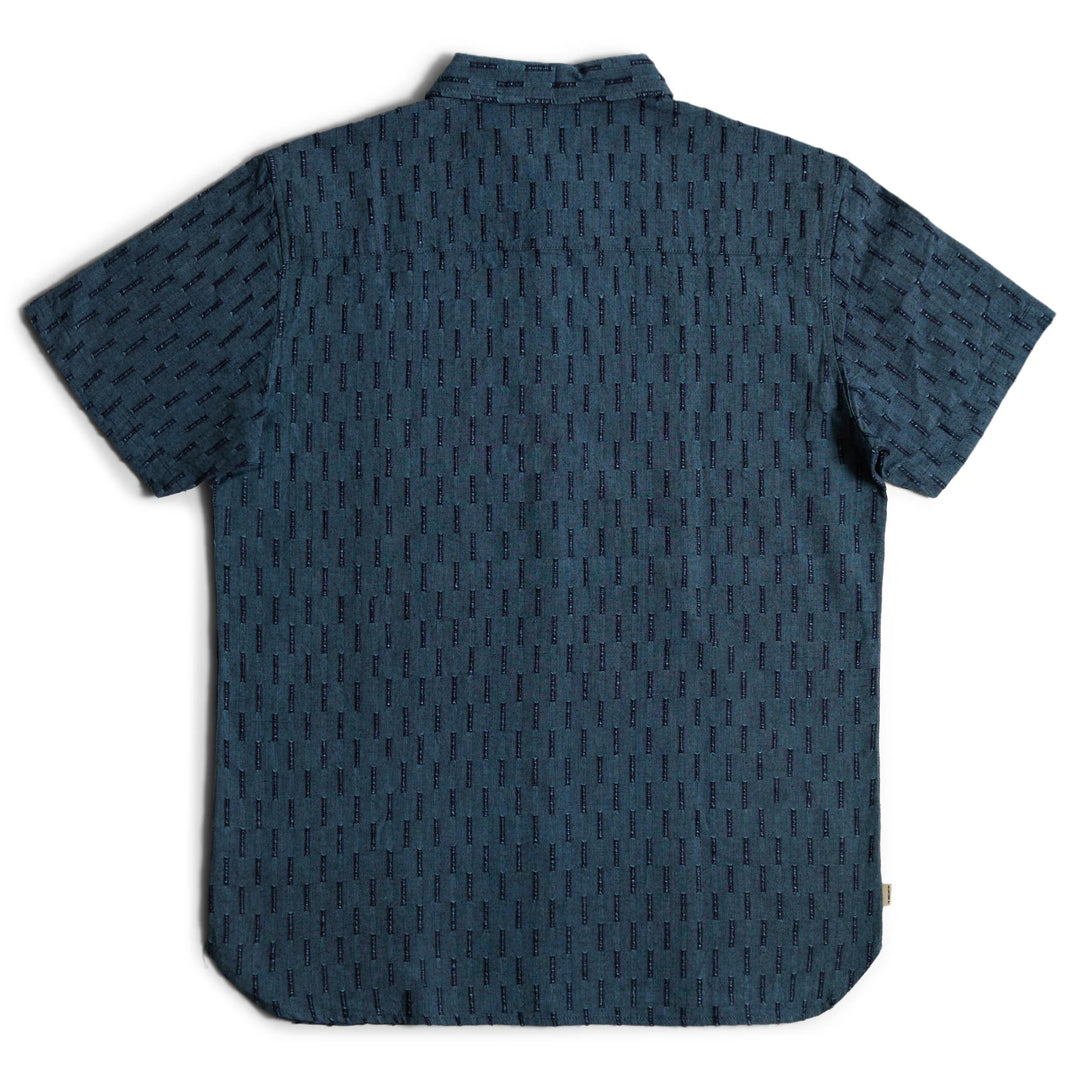 Instinct Men's Journey Short Sleeve Woven Shirt - Indigo - Sun Diego Boardshop