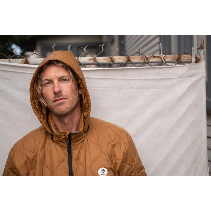 Instinct Warner Packable Puffer Jacket - Rust - Sun Diego Boardshop