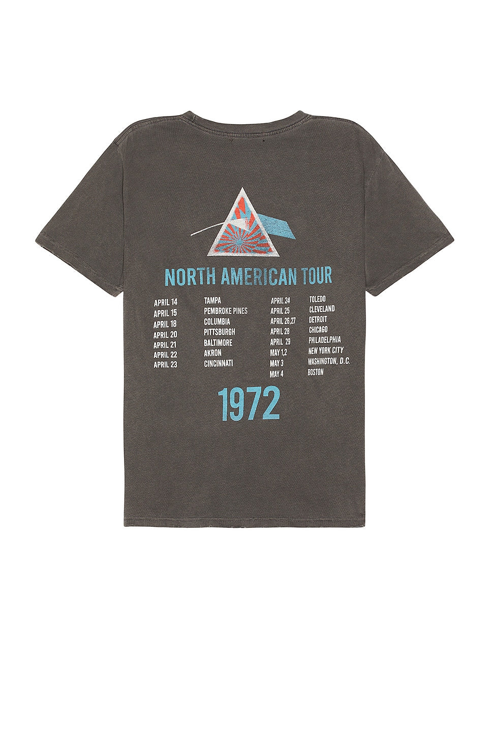 Junk Food Pink Floyd Circle Pattern Tee - VINTAGE BLACK - Sun Diego Boardshop