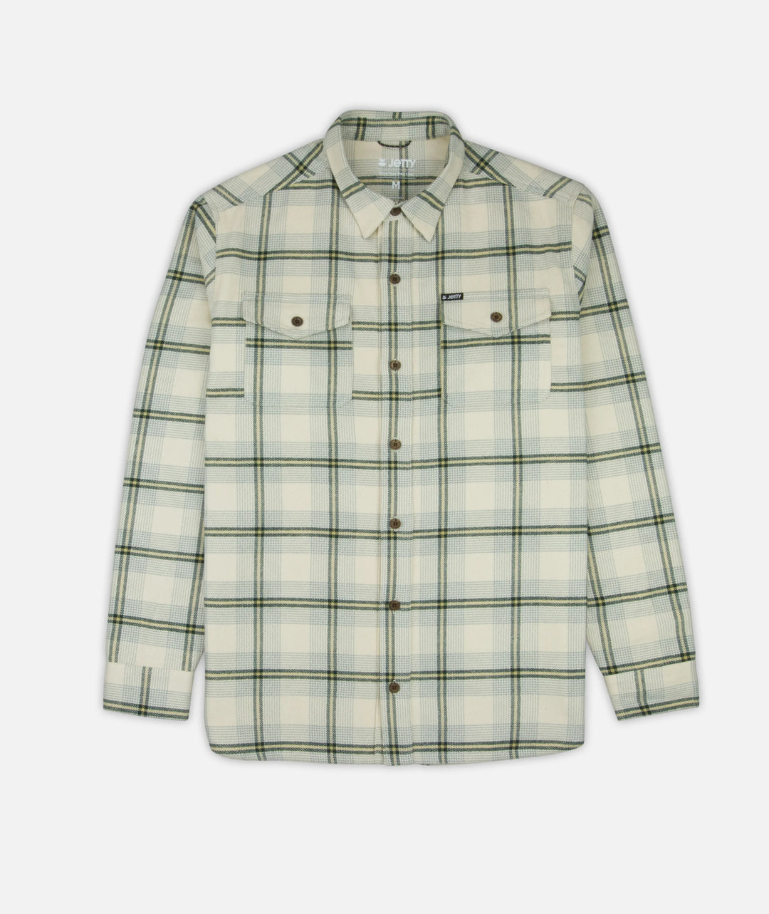 Jetty Men's Breaker Flannel - Bone - Sun Diego Boardshop