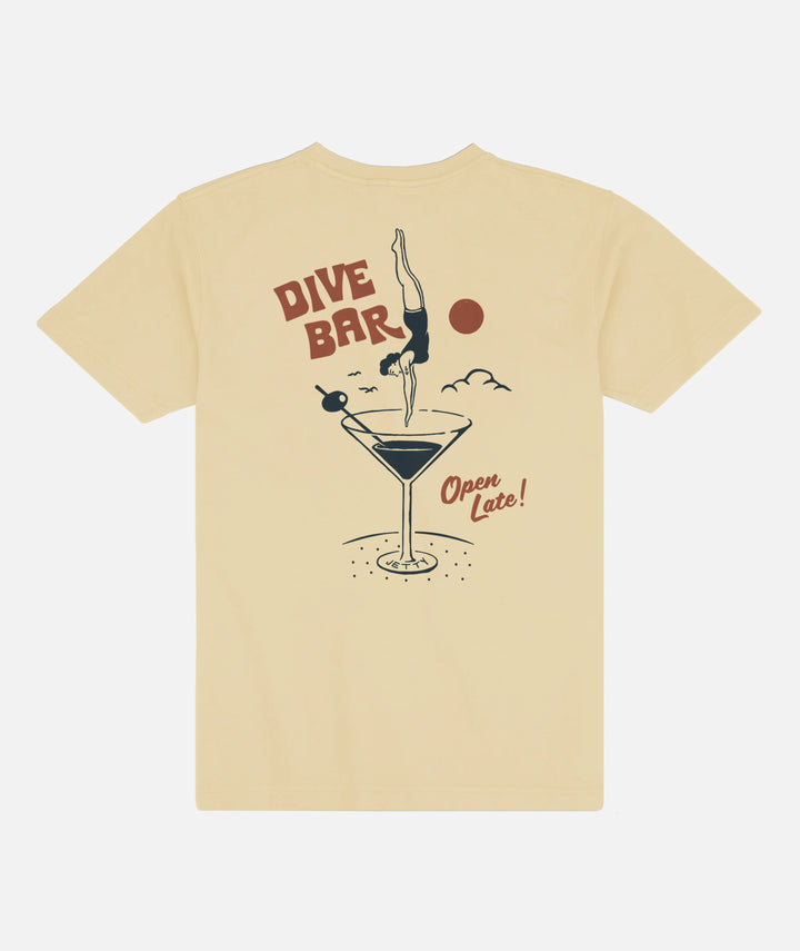 Jetty Men's Dive Bar Tee - Apricot - Sun Diego Boardshop