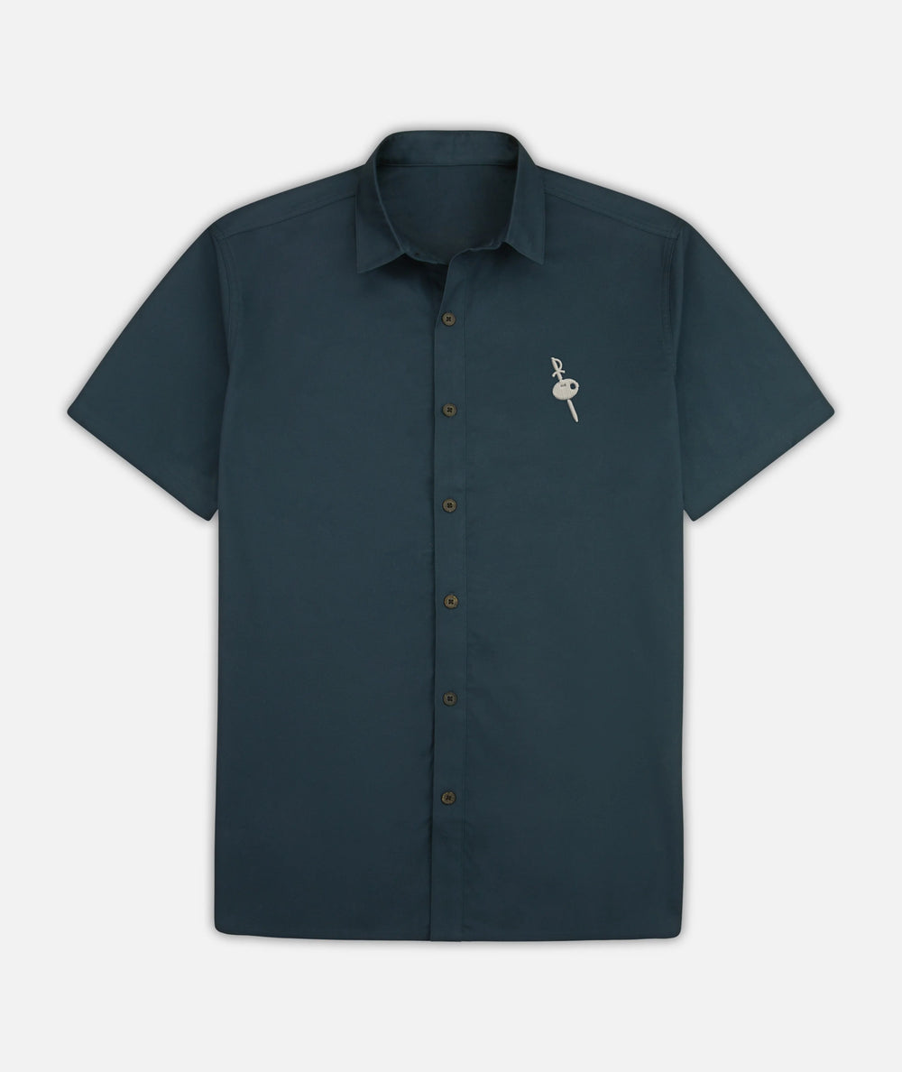 Jetty Men's Maris Embroidered Shirt - Navy - Sun Diego Boardshop