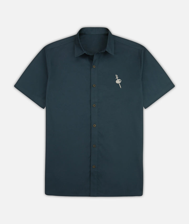 Jetty Men's Maris Embroidered Shirt - Navy - Sun Diego Boardshop