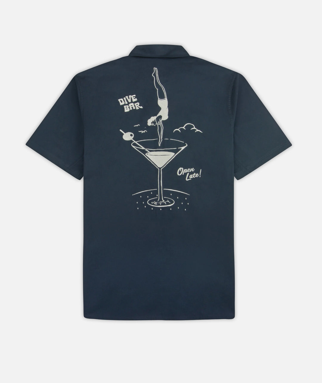Jetty Men's Maris Embroidered Shirt - Navy - Sun Diego Boardshop