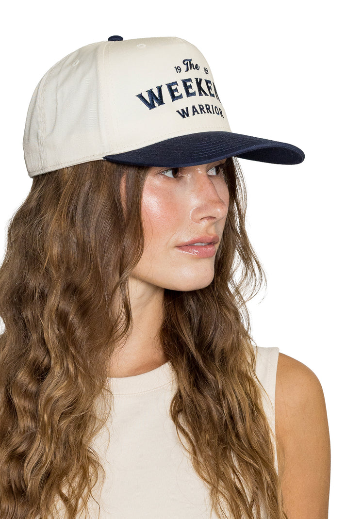 Friday Feeling Weekend Warrior Snapback Hat - Navy Neutral