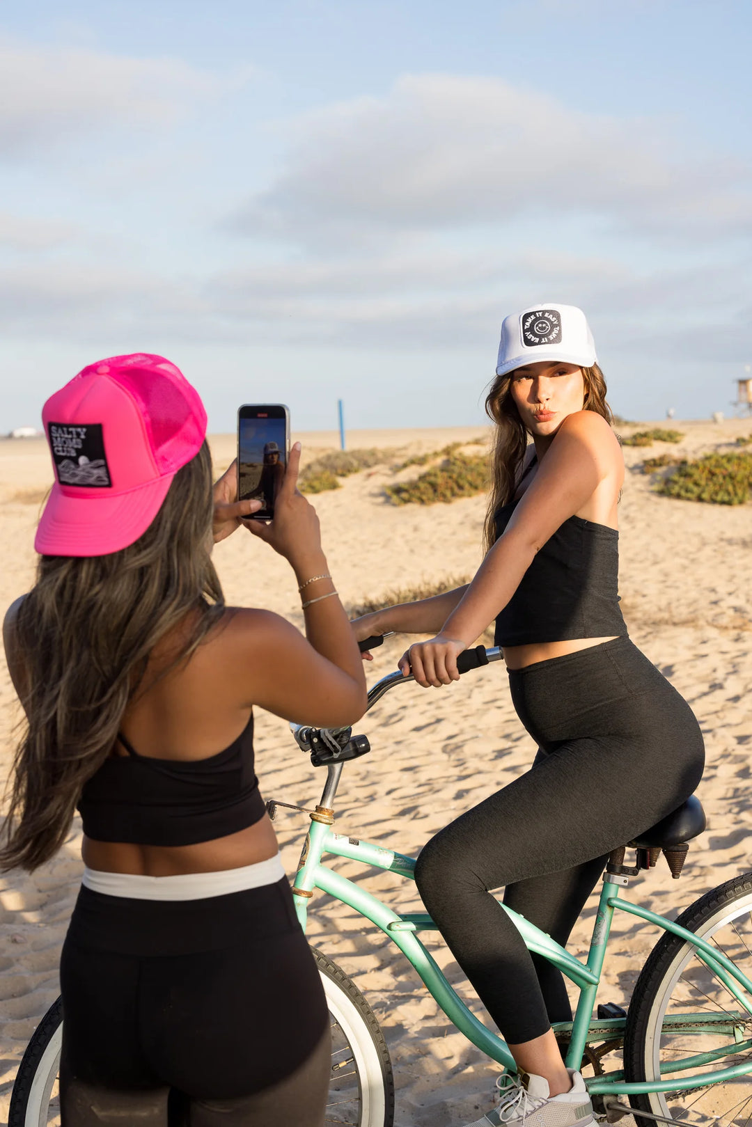 Friday Feelin Women's Salty Moms Trucker Hat - Pink