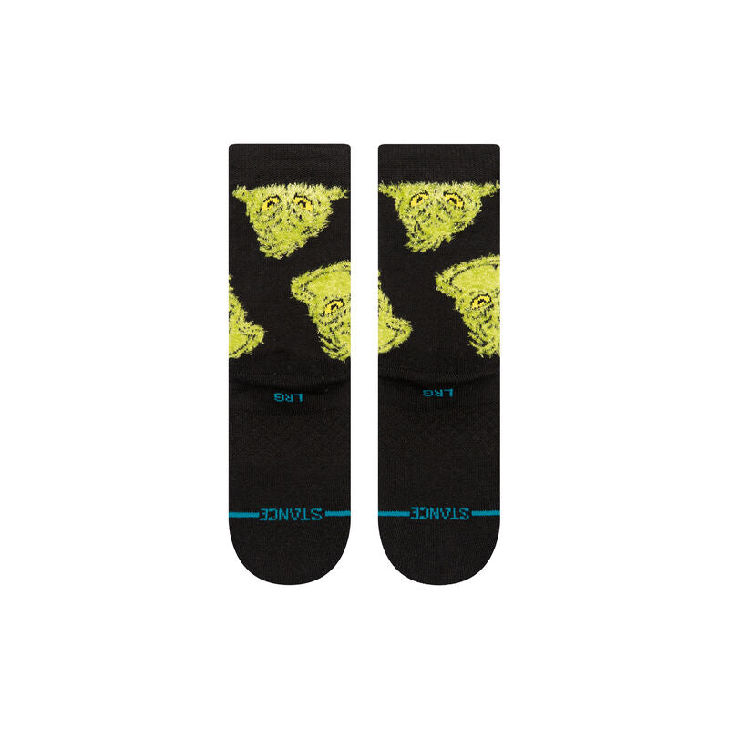 Stance Stance X The Grinch Mean One Kids Crew Socks - Black