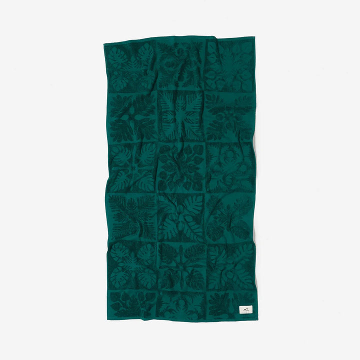 Slowtide Kapena Oversized Sculpted Towel - Spruce - Sun Diego Boardshop