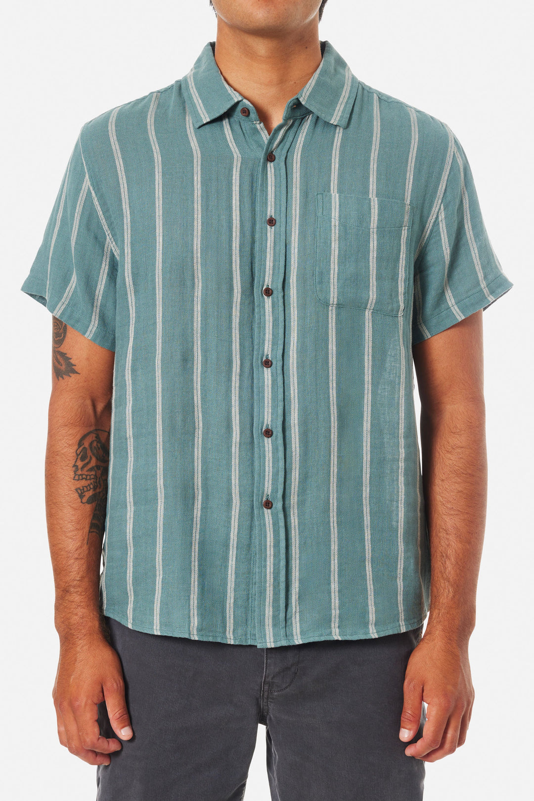 KATIN ALAN SHIRT - ATLANTIC GREEN - Sun Diego Boardshop