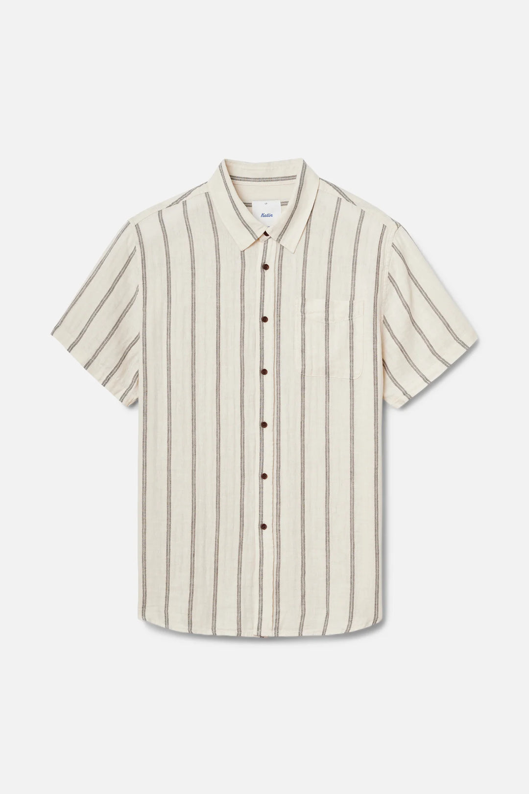 Katin Alan Shirt Vertical Stripe - Gunmetal - Sun Diego Boardshop