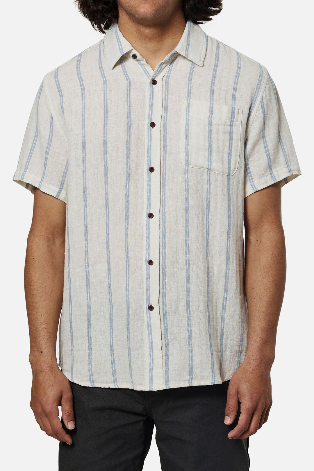 KATIN ALAN STRIPE SHIRT - VINTAGE WHITE - Sun Diego Boardshop
