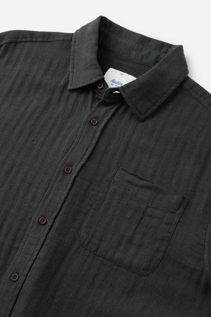 Katin Men's Alan Solid Shirt - Black Wash