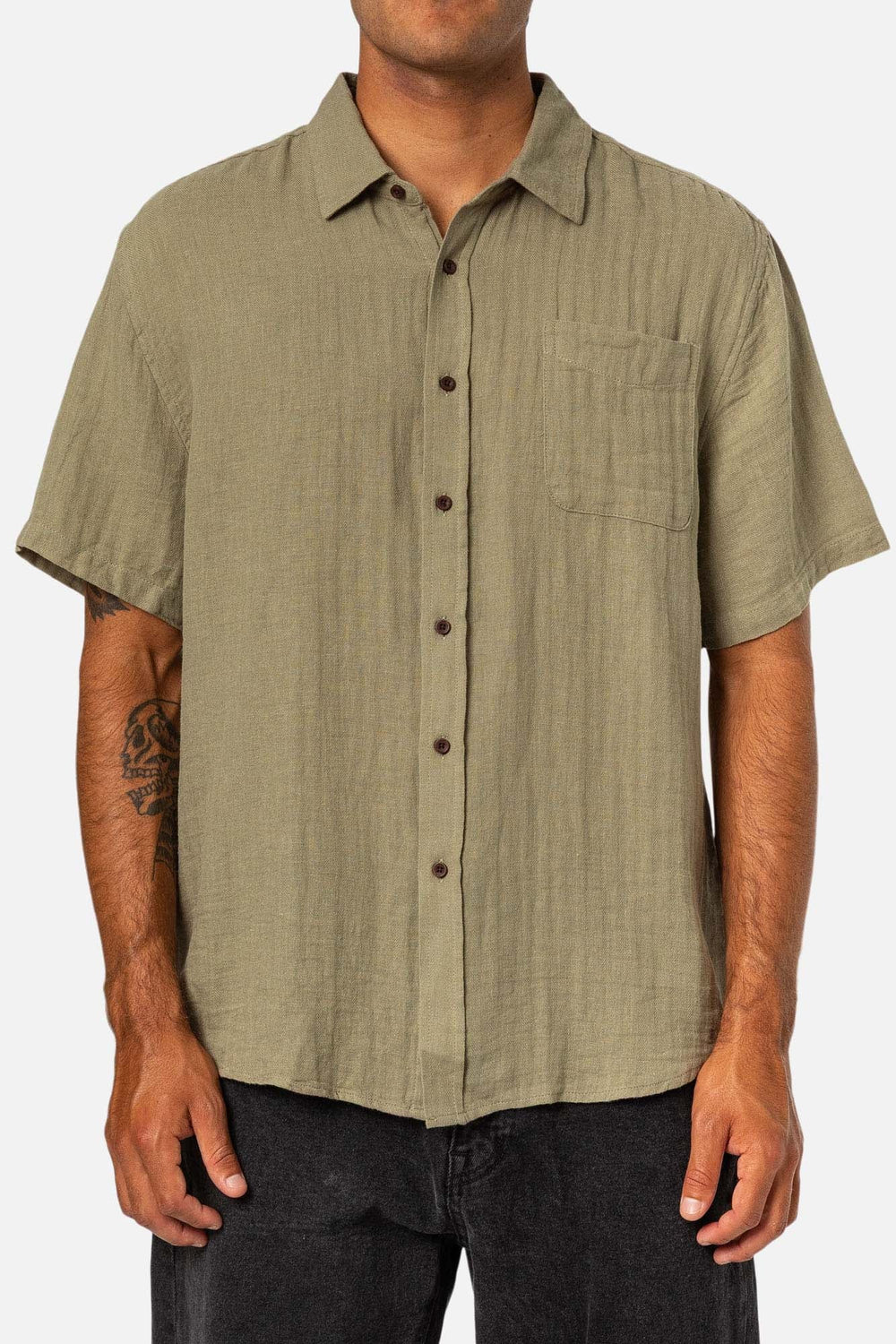 Katin Alan Solid Shirt - Moss - Sun Diego Boardshop