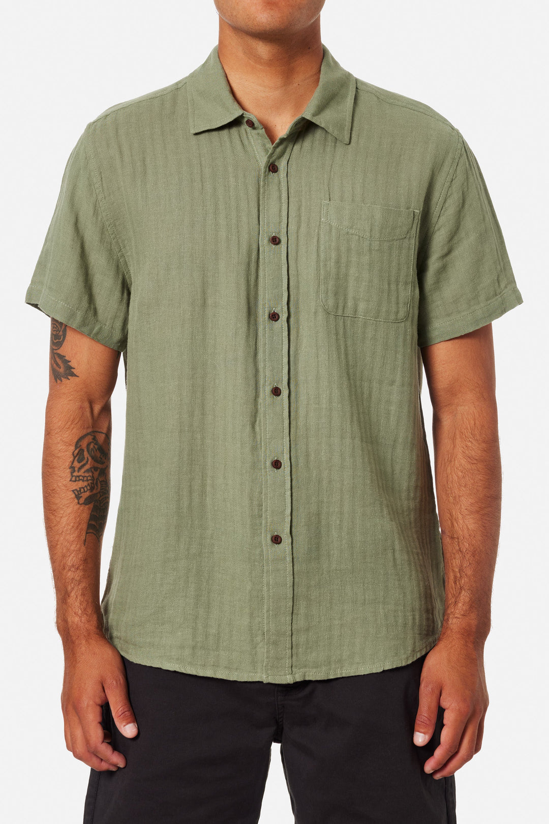 Katin Alan Solid Shirt - Sea Gray - Sun Diego Boardshop