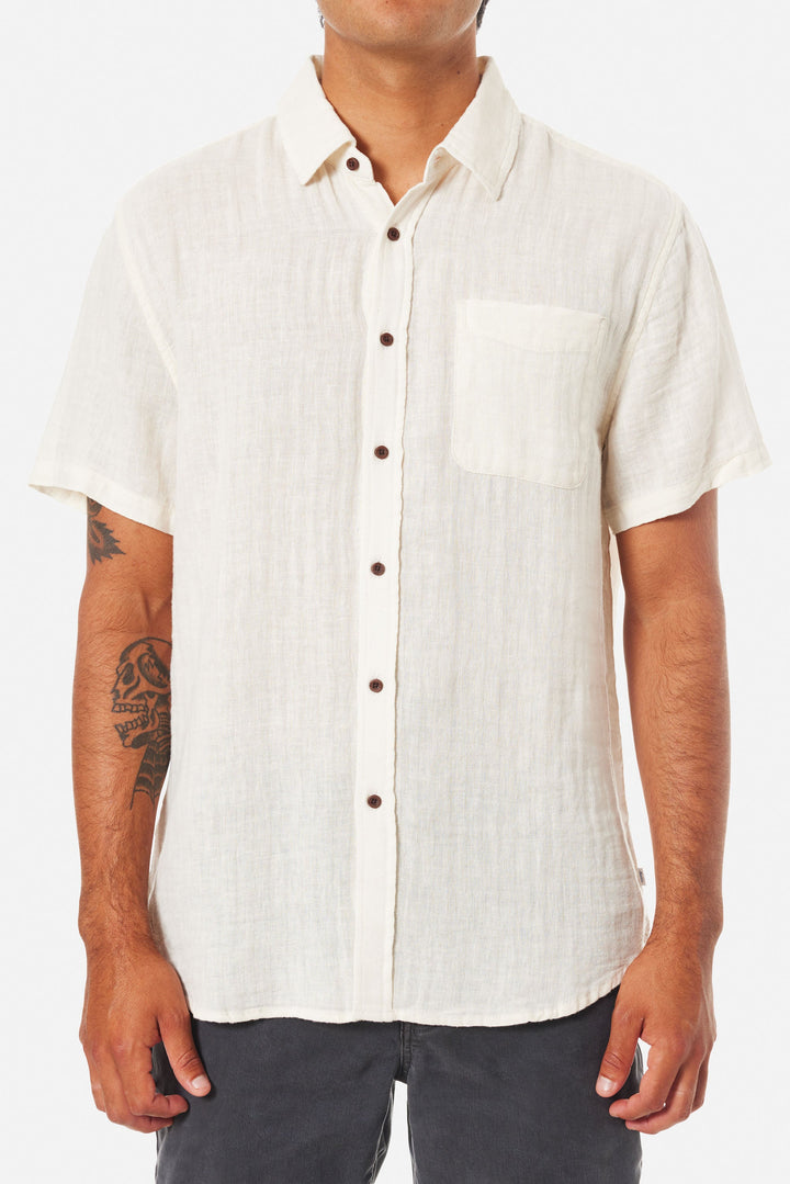 KATIN ALAN SOLID SHIRT - VINTAGE WHITE - Sun Diego Boardshop