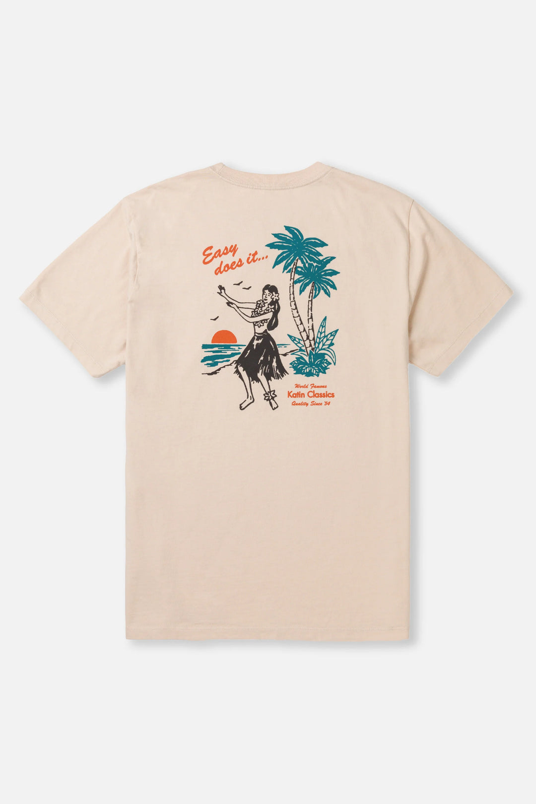Katin Men's Auana Tee - Almond Peach - Sun Diego Boardshop
