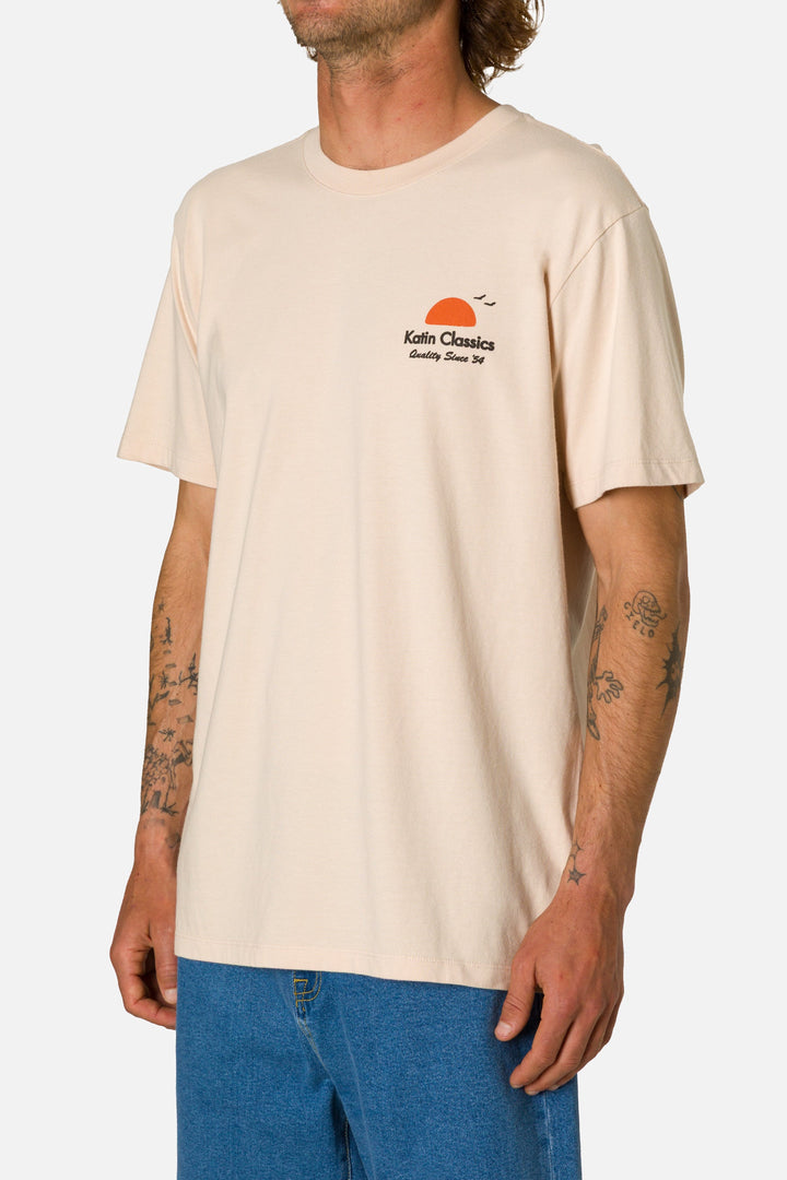 Katin Men's Auana Tee - Almond Peach - Sun Diego Boardshop