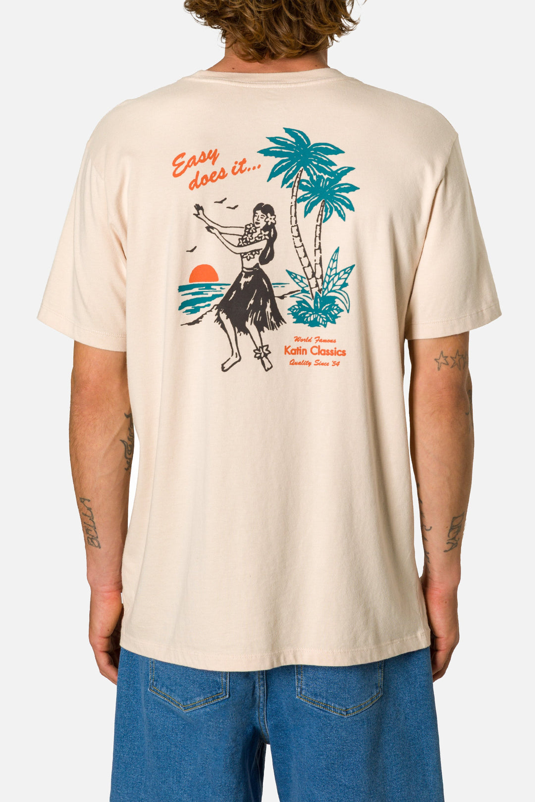 Katin Men's Auana Tee - Almond Peach - Sun Diego Boardshop