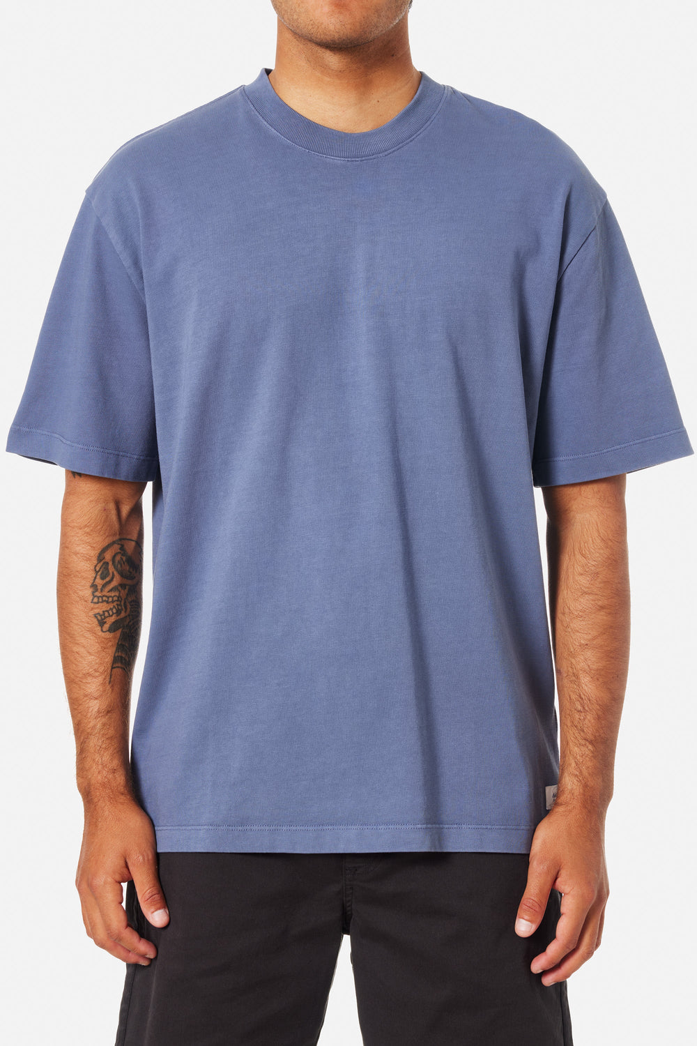 Katin Box Fit Heritage Tee - Blue Pigment Dye - Sun Diego Boardshop